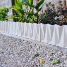 نرده دورباغچه ای پلیمری مدل الینا