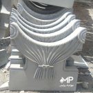 بلوک سیمانی دور باغچه ای مدل پرده ای