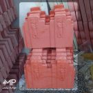 سنگ جدول دور باغچه طرح سرباز هخامنشی