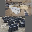 گلدان سیمانی مستطیل طرح آماتیس