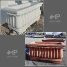 گلدان بزرگ مستطیل طرح آماتیس