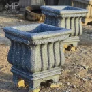 گلدان بتنی مربع طرح آماتیس