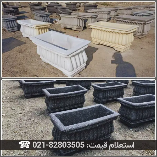 قیمت و خرید گلدان بتنی بزرگ شهری در تهران