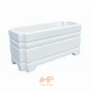 سه خط طرح دار مستطیل طول 120 سفید