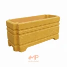 سه خط طرح دار مستطیل طول 120 زرد آجری