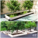دروباغچه‌ هلالی اجراء شده مدل هلالی