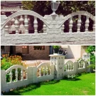 نرده باغچه ای اسکار رنگ سفید