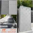 نمای بتن اکسپوز طرح حصیری