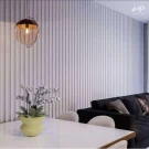 اجرای دیوار اتاق با بتن اکسپوز طرح کیتکا 8خط - کیت کت 8لاین