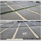 اجرای بتن اکسپوز طرح خطیبی یا همان مالون یا طرح سنگ بر روی زمین