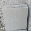 موزاییک پلیمری طرح آذرخش رنگ طوسی ابعاد 50 در 50