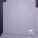 موزاییک پلیمری کسری رنگ سفید ابعاد 50 در 50