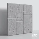 موزاییک پلیمری طرح پارسه مربع ابعاد 40*40 و 50*50 طوسی