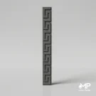 زیر پله بتنی ورساچ ابعاد:15*120، ضخامت:2.5 سانت، وزن: 10کیلو، رنگ: مشکی